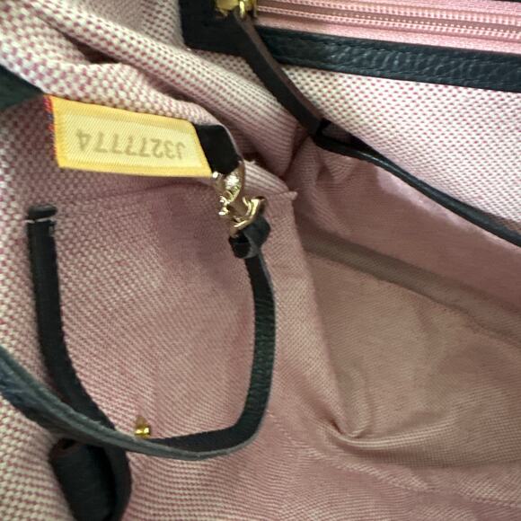 DOONEY & BOURKE Florentine Logo Lock Leather Shoulder Bag - Picture 7 of 11